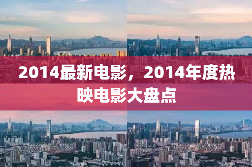 2014最新电影，2014年度热映电影大盘点