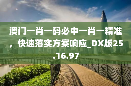 澳门一肖一码必中一肖一精准，快速落实方案响应_DX版25.16.97