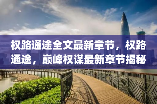 权路通途全文最新章节，权路通途，巅峰权谋最新章节揭秘