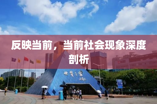 反映当前，当前社会现象深度剖析