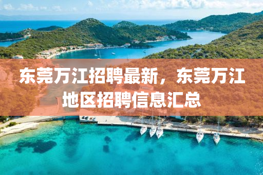 东莞万江招聘最新，东莞万江地区招聘信息汇总