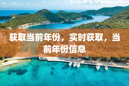 获取当前年份，实时获取，当前年份信息