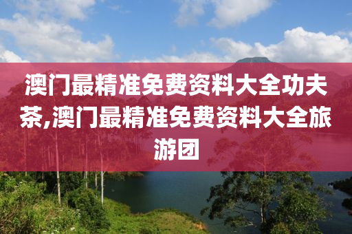 澳门最精准免费资料大全功夫茶,澳门最精准免费资料大全旅游团