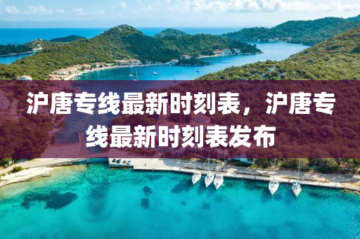 沪唐专线最新时刻表，沪唐专线最新时刻表发布