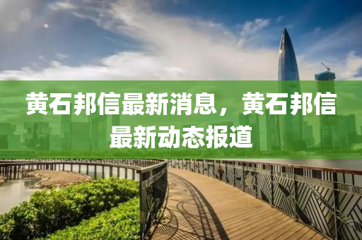 黄石邦信最新消息，黄石邦信最新动态报道