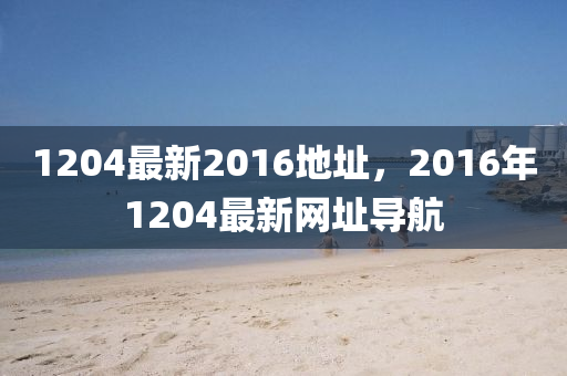 1204最新2016地址，2016年1204最新网址导航
