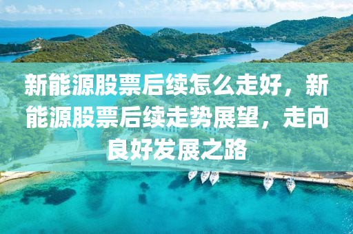 新能源股票后续怎么走好，新能源股票后续走势展望，走向良好发展之路