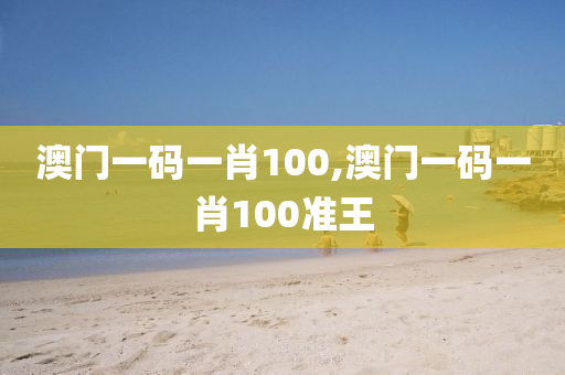 澳门一码一肖100,澳门一码一肖100准王