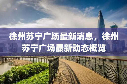 徐州苏宁广场最新消息，徐州苏宁广场最新动态概览