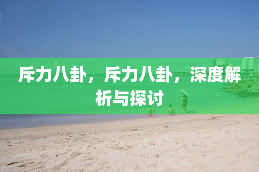 斥力八卦，斥力八卦，深度解析与探讨